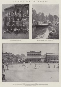 Australiërs in Londen door William Barnes Wollen
